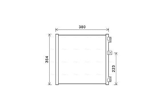 Condensor, airconditioning PR5089 Ava Quality Cooling