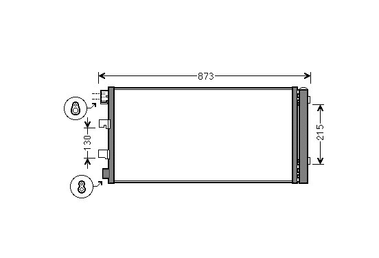 CONDENSOR RT MASTER V 2.3 CDTi 10- 43005475 International Radiators