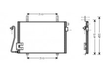CONDENSOR COND KANGOO ALL 97-99