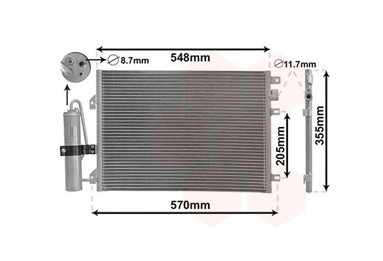 CONDENSOR MET DROGER 43015275 International Radiators