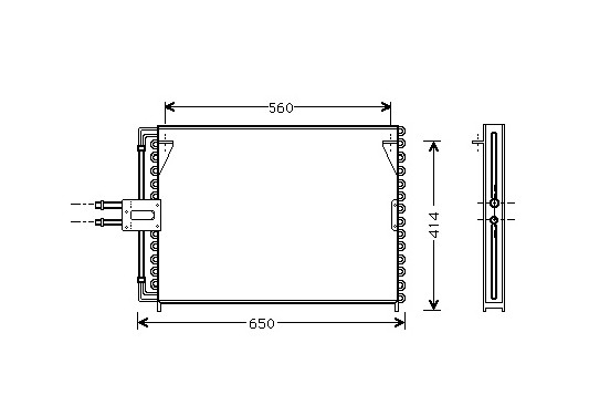 AIRCO CONDENSOR tot '98 1.8 / 2.0 / 3.0 43005189 International Radiators