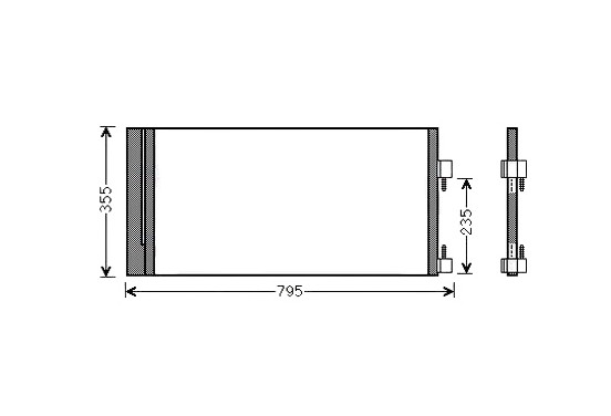 Condensor, airconditioning RTA5430D Ava Quality Cooling