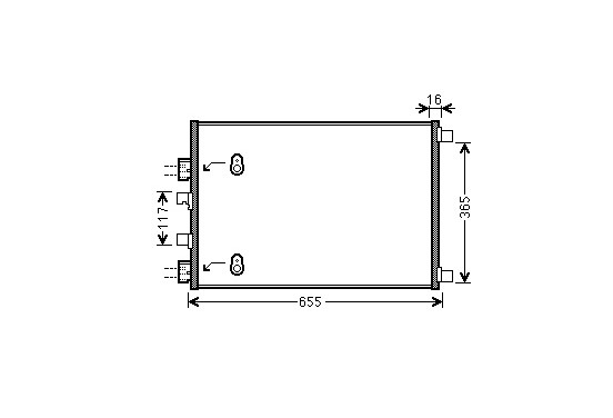 AIRCO CONDENSOR 1.9 DCi AT 43005422 International Radiators