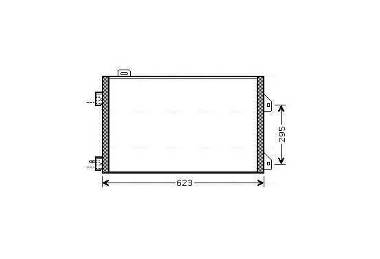 Condensor, airconditioning RTA5347 Ava Quality Cooling