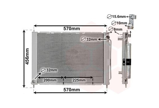 KOELMODULE RENAULT TWINGO II 4300M499 International Radiators