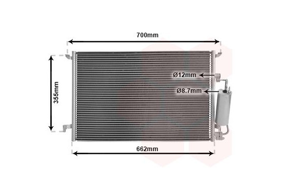 Condensor, airconditioning 47015058 International Radiators