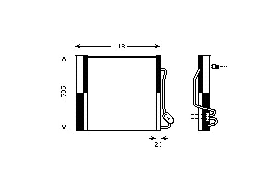 CONDENSOR SMART FORTWO/CITY vanaf '0306 29005010 International Radiators Plus