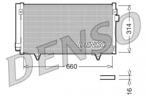 Airco condensor DCN36003