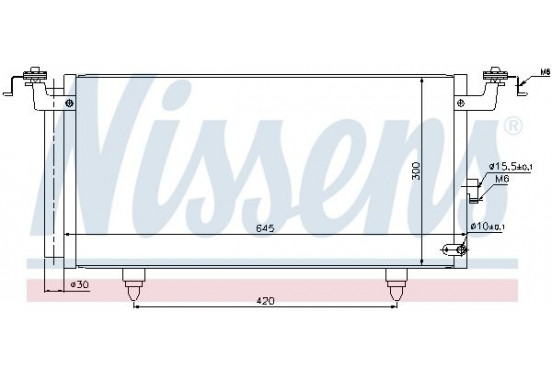 Condensator, airconditioning 940399 Nissens