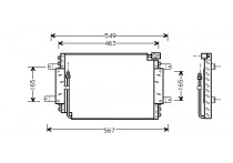 CONDENSOR COND SUZUKI VITARA 89-94