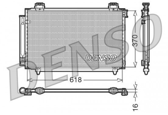 Airco condensor DCN50016