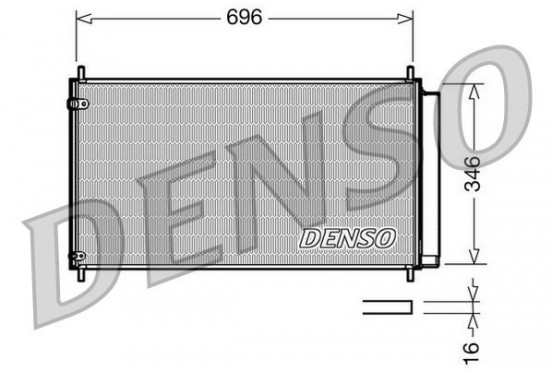 Airco condensor DCN50022