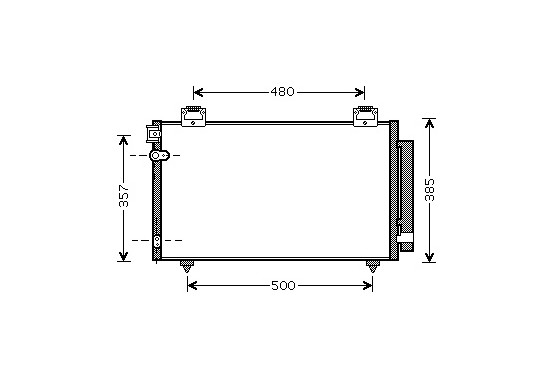 AIRCO CONDENSOR 1.6 53005392 International Radiators