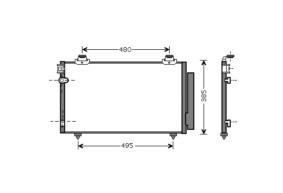 AIRCO CONDENSOR ALL (LHD) 53005481 International Radiators