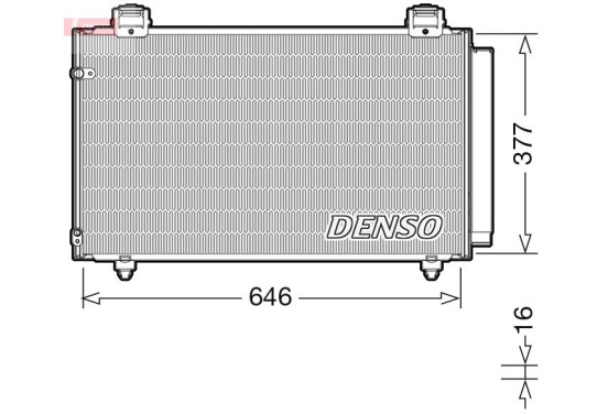 Airco condensor DCN50043