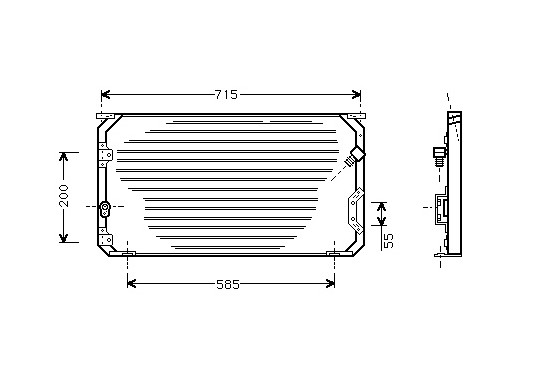 AIRCO CONDENSOR 93+  Benzine 53005190 International Radiators