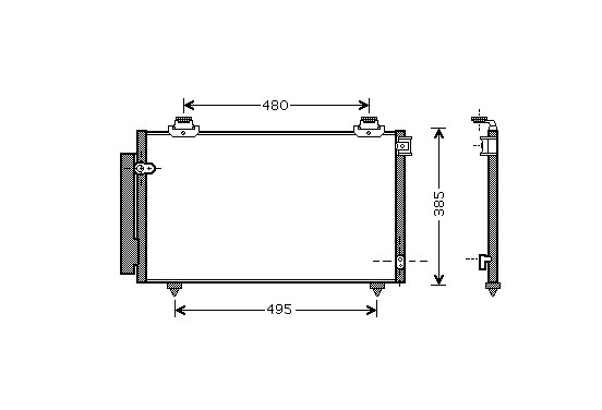 AIRCO CONDENSOR ALL (RHD) 53005431 International Radiators