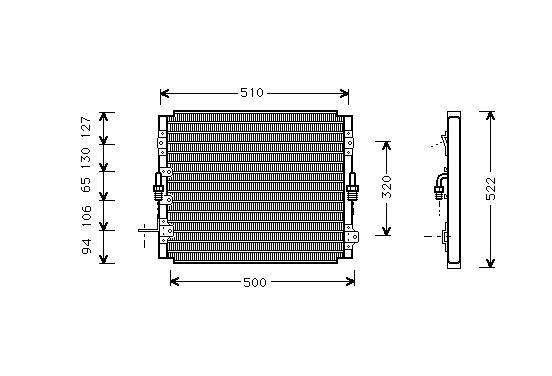 CONDENSOR Landcruiser æ84-Æ90 53005244 International Radiators