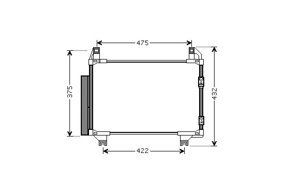 AIRCO CONDENSOR 1.0 / 1.3 53005413 International Radiators