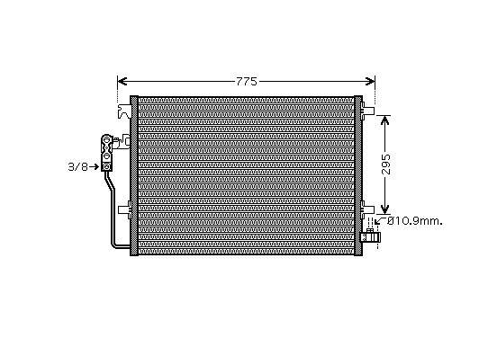 AIRCO CONDENSOR 58005277 International Radiators Plus