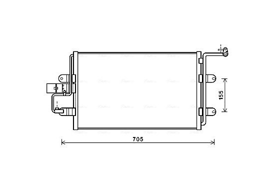 Condensor, airconditioning AI5130 Ava Quality Cooling