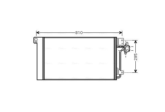 Condensor, airconditioning VNA5236D Ava Quality Cooling