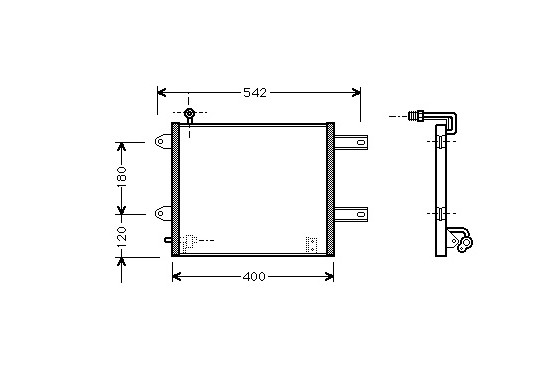 AIRCO CONDENSOR Diesel 58005177 International Radiators