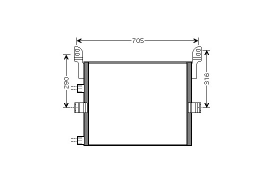 CONDENSOR 67005054 International Radiators