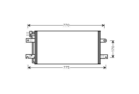 CONDENSOR TRANSPORTER/SYNCRO 96-00 58005197 International Radiators