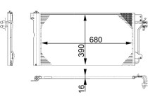 Condensor, airconditioning