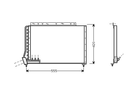 CONDENSOR COND 940/960 24TD 93- 59005090 International Radiators