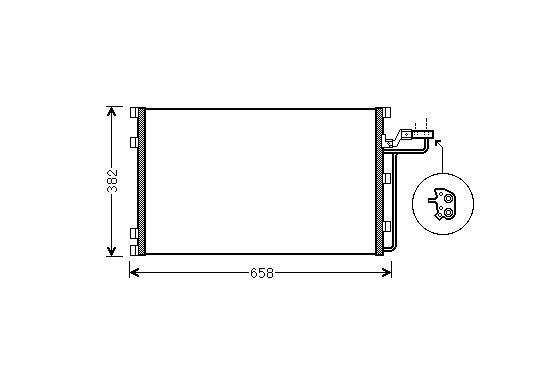 AIRCOCONDENSOR 59005150 International Radiators