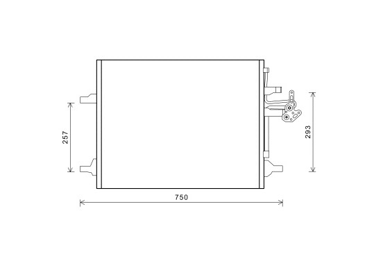 CONDENSOR XC60 2.0 i 01/10- 59005166 International Radiators