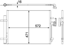 Condensor, airconditioning