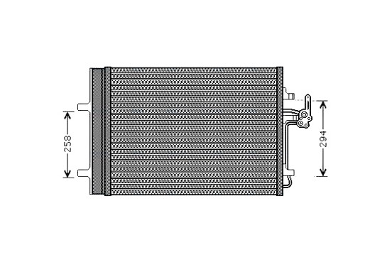 Condensor, airconditioning FDA5427D Ava Quality Cooling