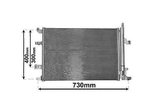 Condensor, airconditioning VO5138D Ava Quality Cooling