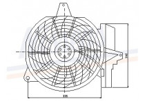 Ventilator, condensator airconditioning