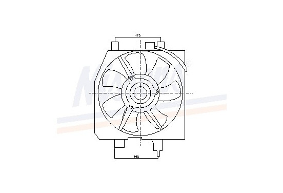 Ventilator, condensator airconditioning