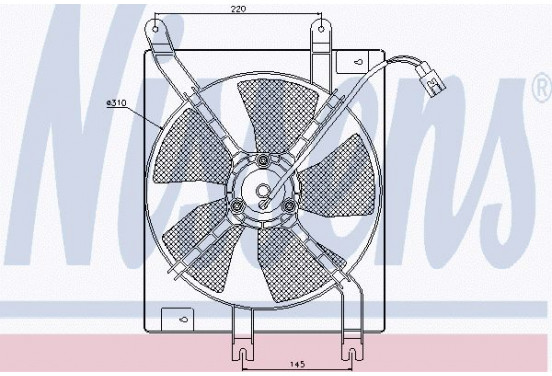 Ventilator, condensator airconditioning