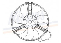 Ventilator, condensator airconditioning