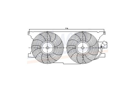 Ventilator, condensator airconditioning