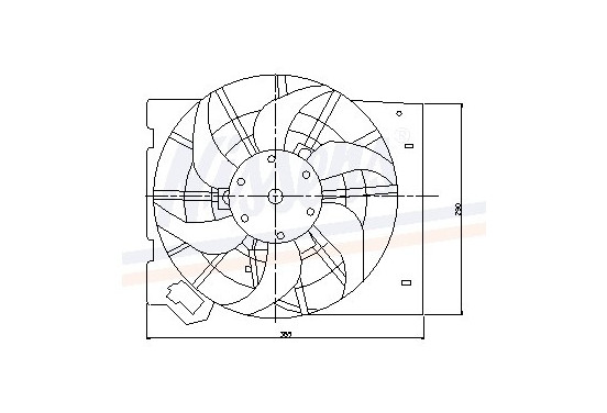 Ventilator, condensator airconditioning