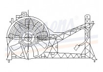 Ventilator, condensator airconditioning