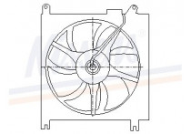 Ventilator, condensator airconditioning