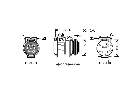 VERDAMPER COMPRESSOR IVECO