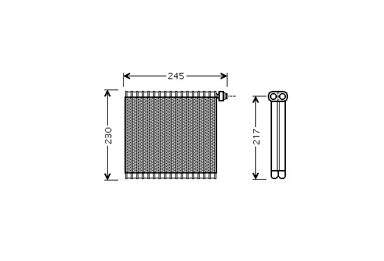 VERDAMPER MAZDA3 ALL 03-