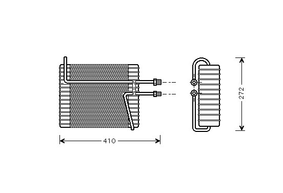 VERDAMPER S90/V90/760/60 RHD 87-