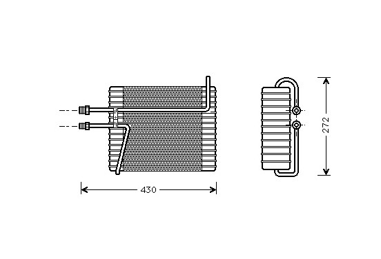 VERDAMPER VOLVO 760-960 LHD 87-96