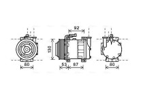 Compressor, airconditioning