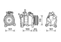 Compressor, airconditioning